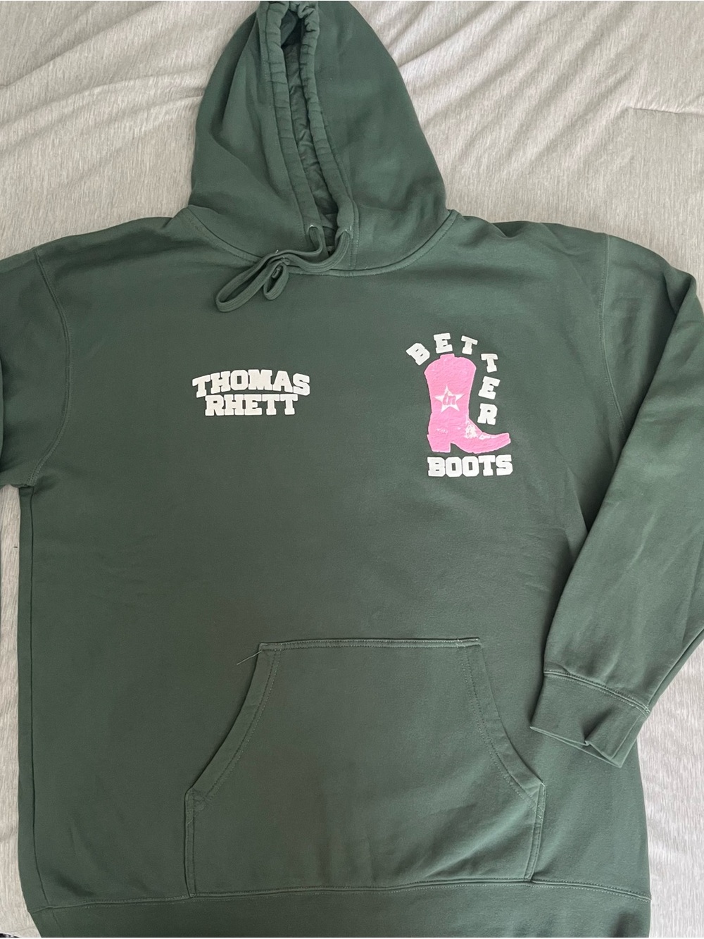 Thomas Rhett Better Boots Tour Green Hoodie